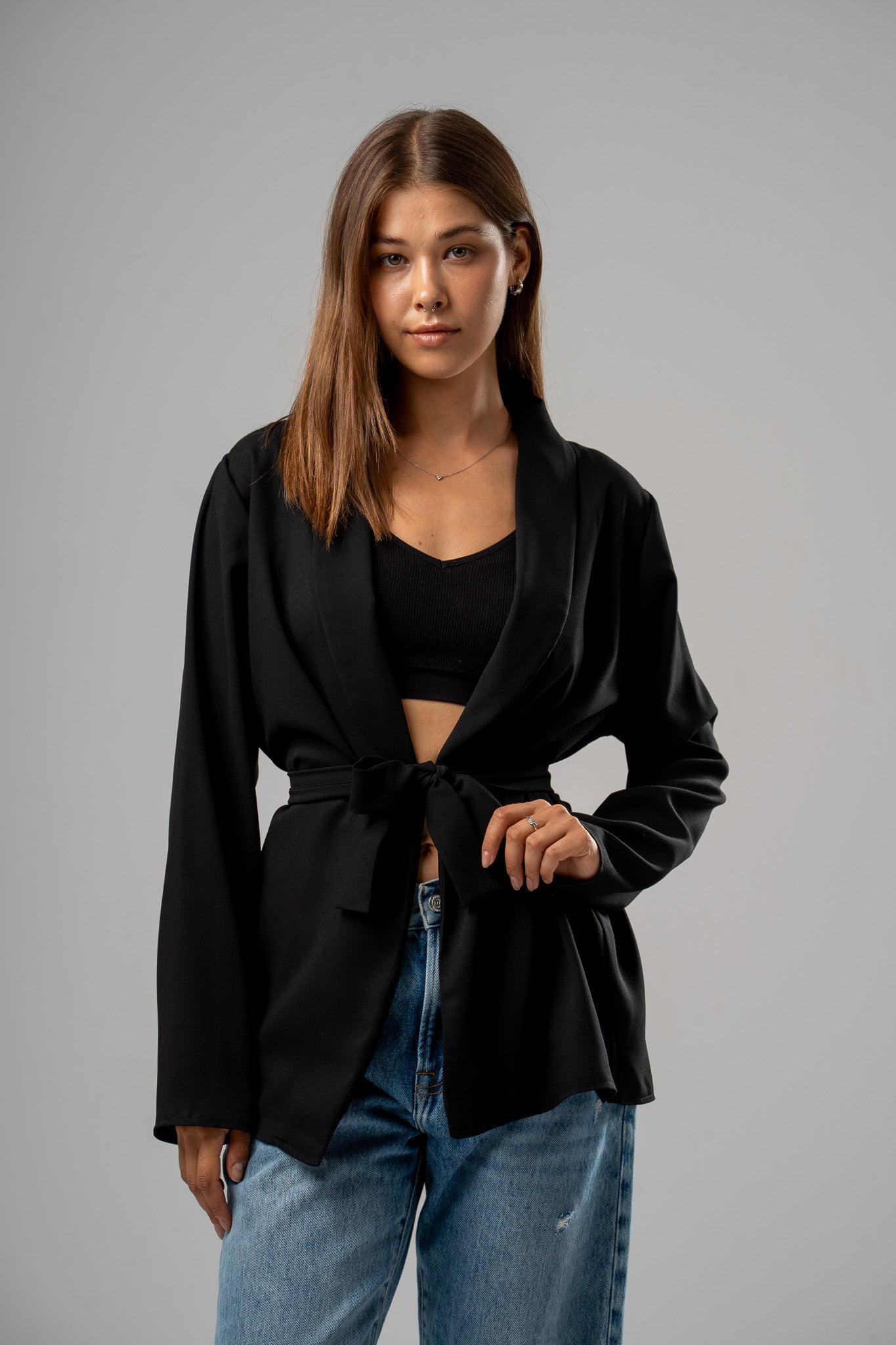 Tie-Up Blazer